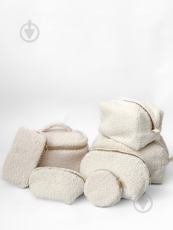 Косметичка MISO accessory TEDDY сундук белый - фото 2