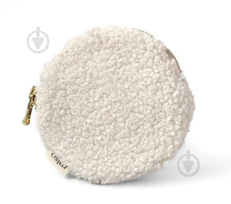 Косметичка MISO accessory TEDDY круглая белая - фото 1