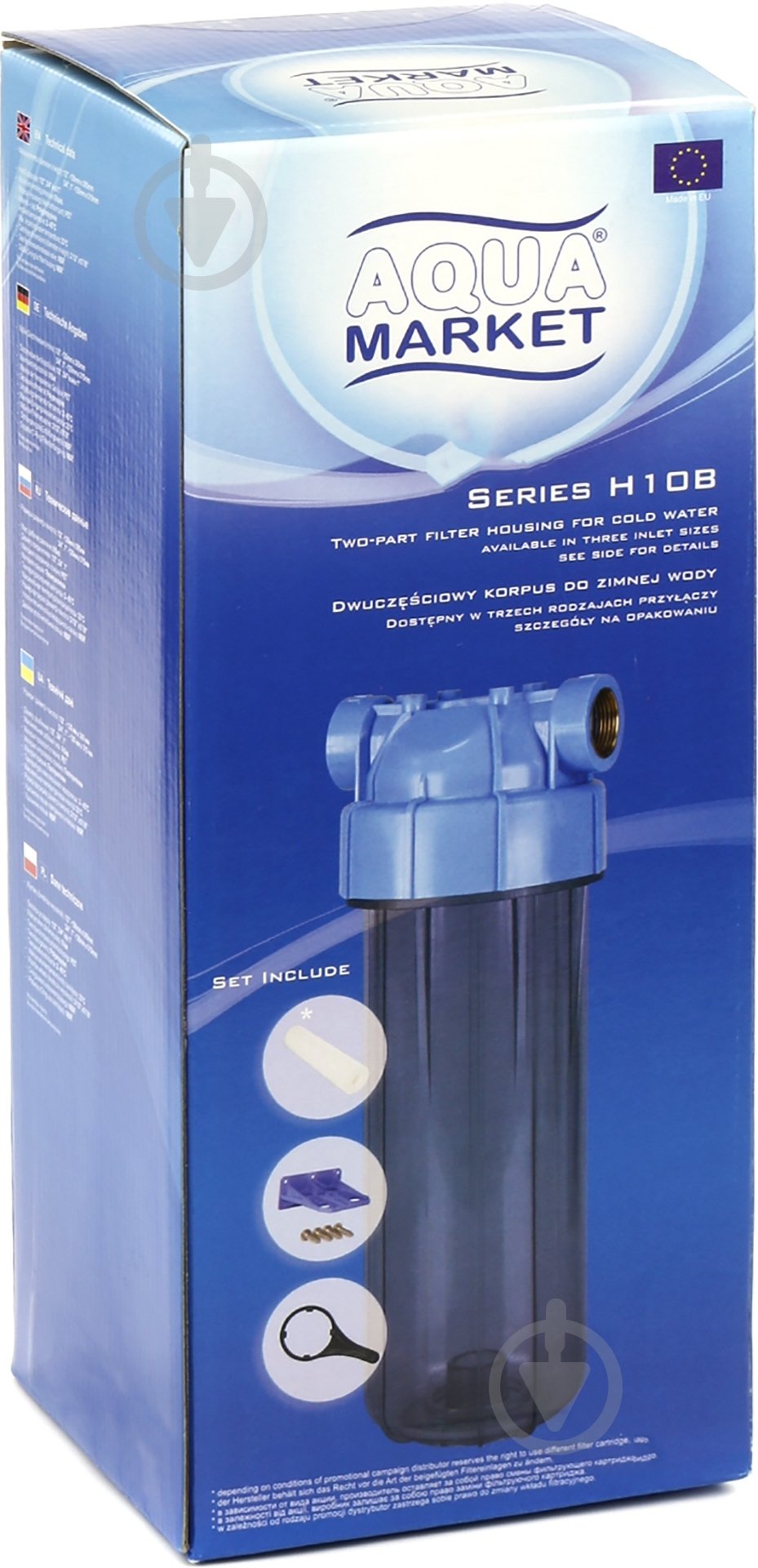 Корпус фильтра Aqua Market 1/2 (FHPR12) - фото 3 Корпус фильтра Aqua Market 1/2 (FHPR12) - фото 3