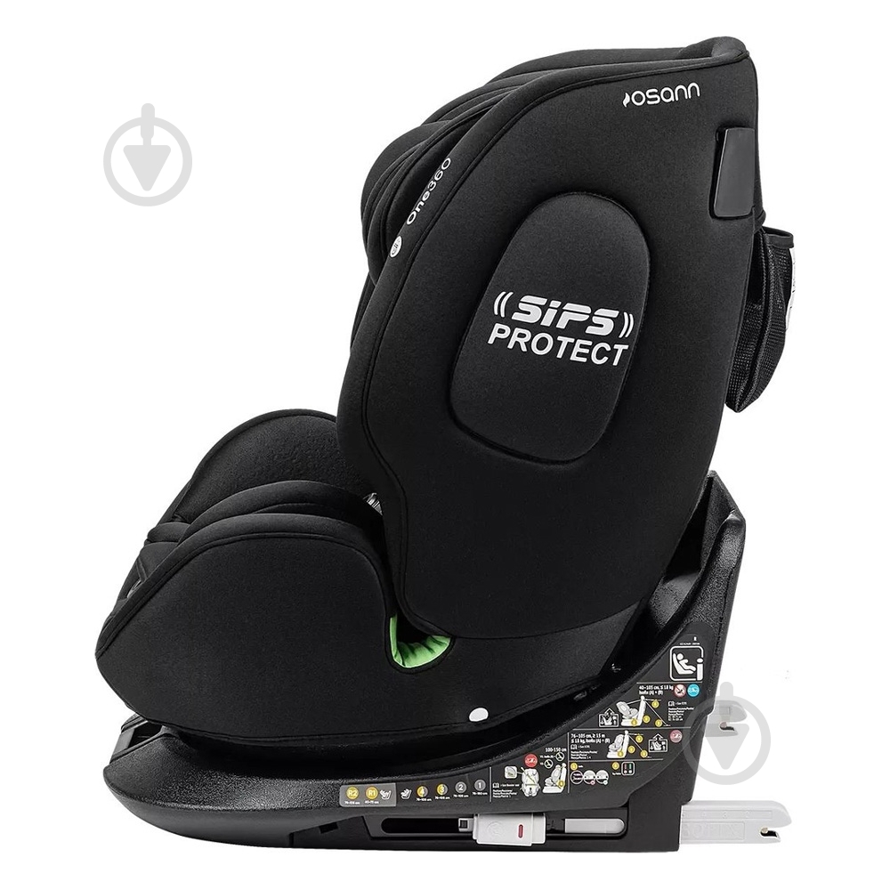 Автокрісло OSANN One360 i-Size All Black чорний 108-301-243 - фото 8