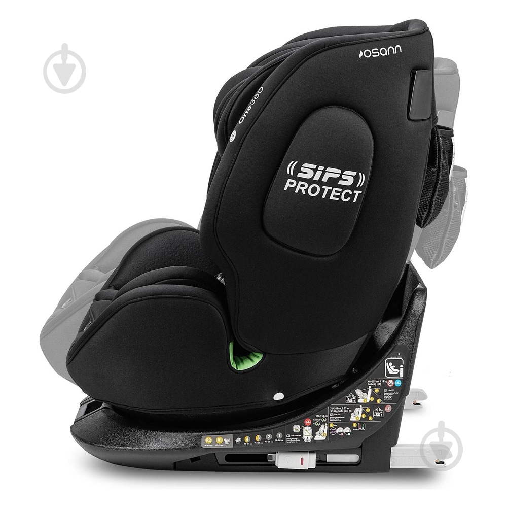 Автокрісло OSANN One360 i-Size All Black чорний 108-301-243 - фото 5