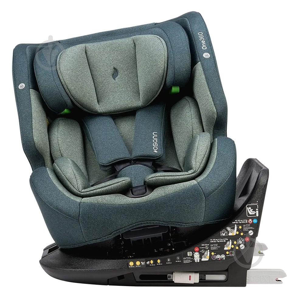 Автокрісло OSANN One360 i-Size Universe Green зелений 108-301-322 - фото 4 Автокрісло OSANN One360 i-Size Universe Green зелений 108-301-322 - фото 4