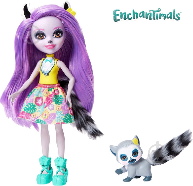 Кукла Enchantimals Лемур Лариса GFN44 - фото 2 Кукла Enchantimals Лемур Лариса GFN44 - фото 2