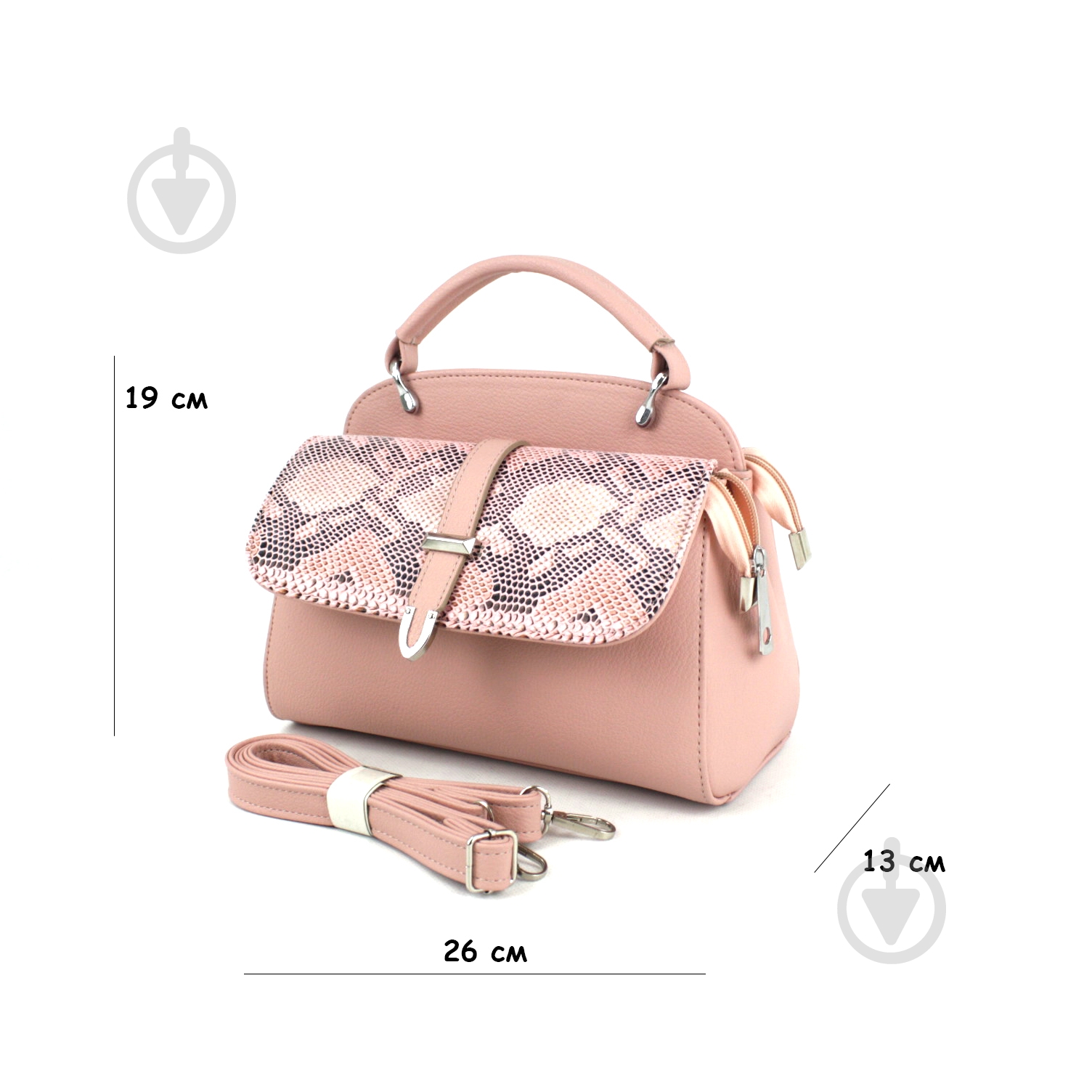 Сумка женская Wallaby 702.157.255 пудровый - фото 2 Сумка женская Wallaby 702.157.255 пудровый - фото 2