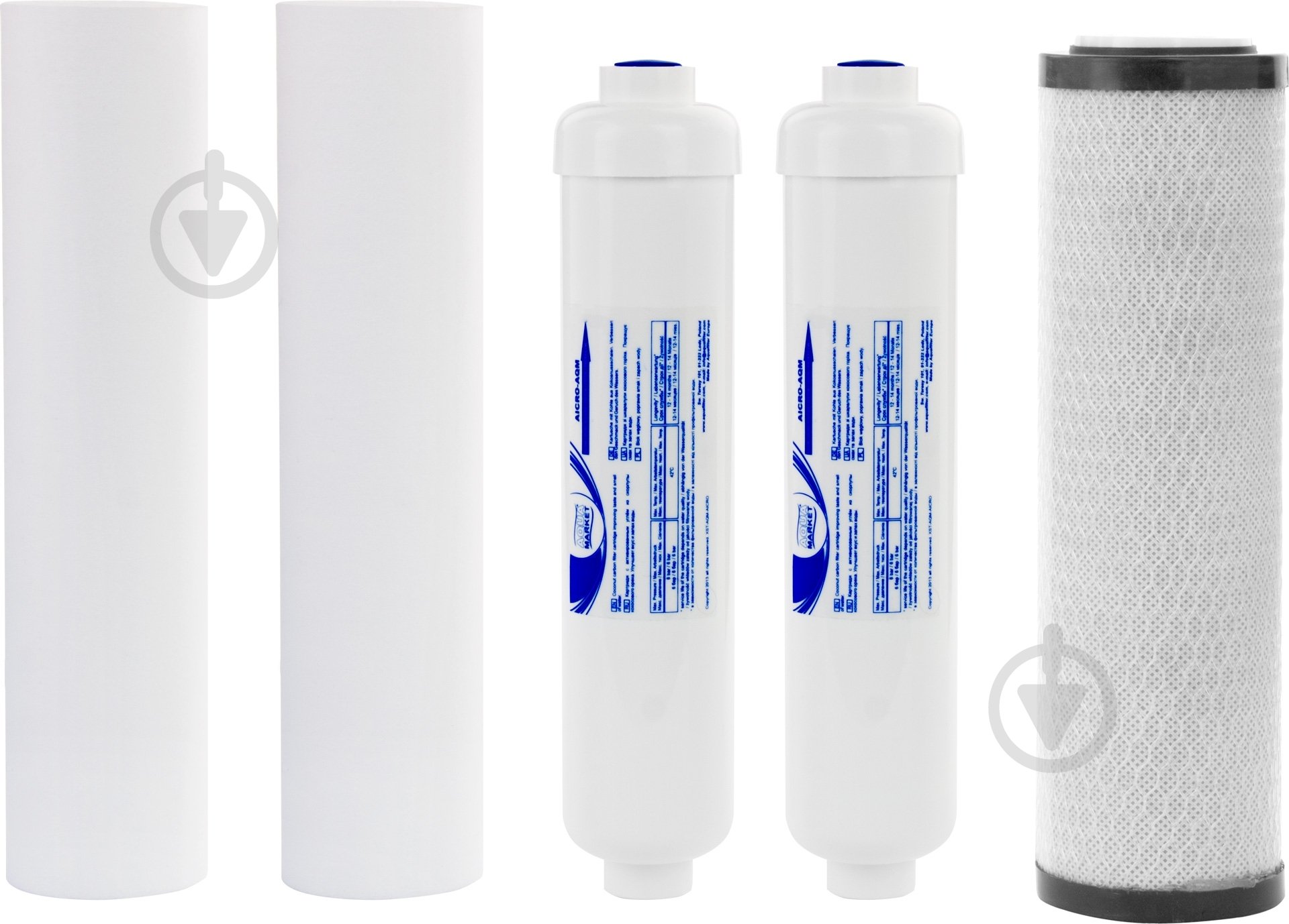 Комплект картриджей Aquafilter для систем обратного осмоса (RO6-CRT-AQM) - фото 2 Комплект картриджей Aquafilter для систем обратного осмоса (RO6-CRT-AQM) - фото 2