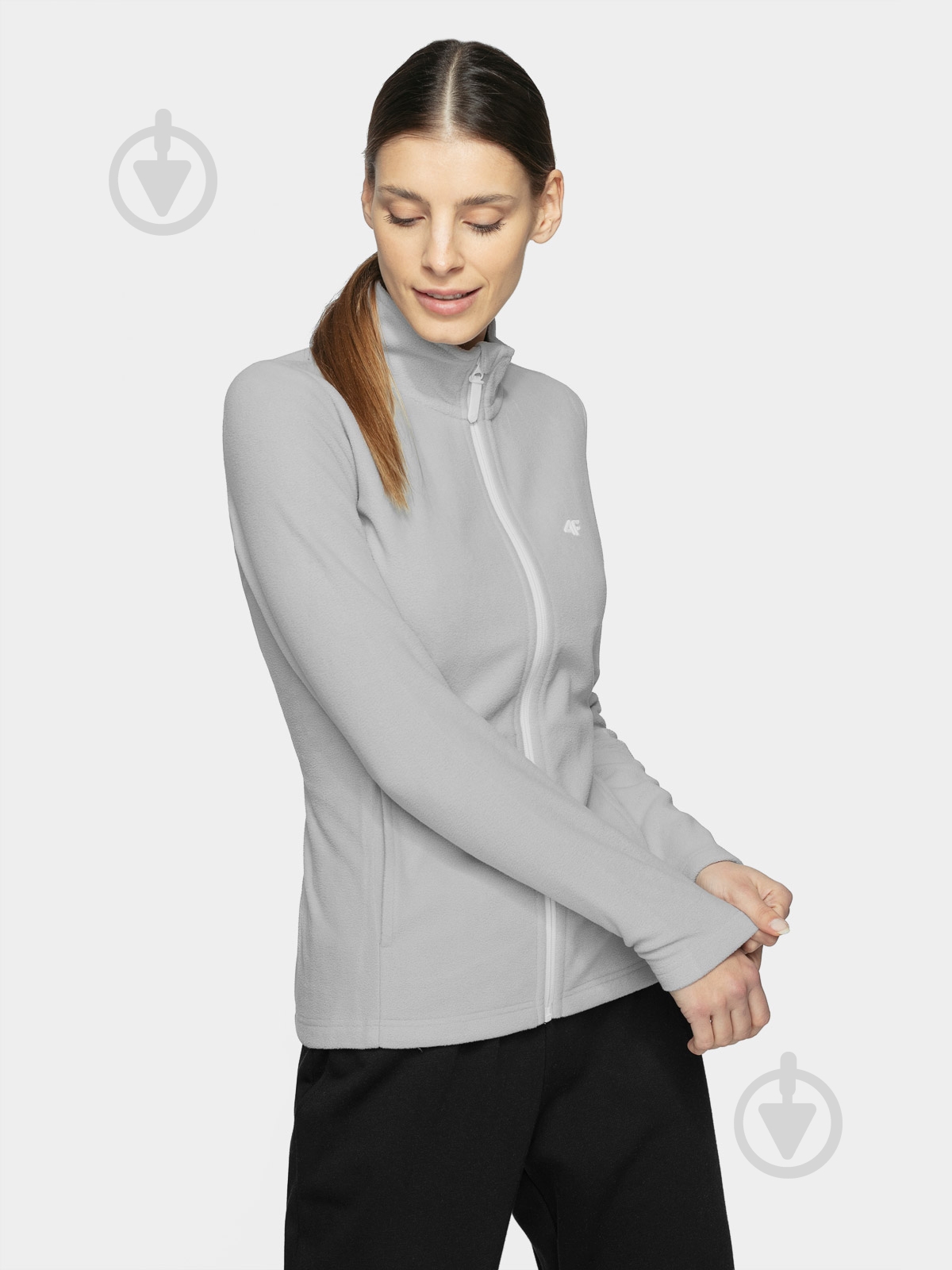 Джемпер 4F NOSD4-PLD300-27A р. S серый - фото 3