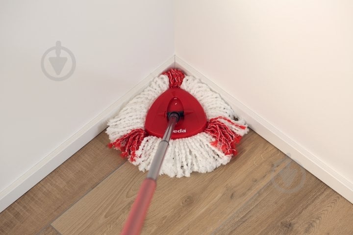 Комплект швабра і відро з механічним віджимом для підлоги Vileda Тurbo сірийчервоний - фото 13