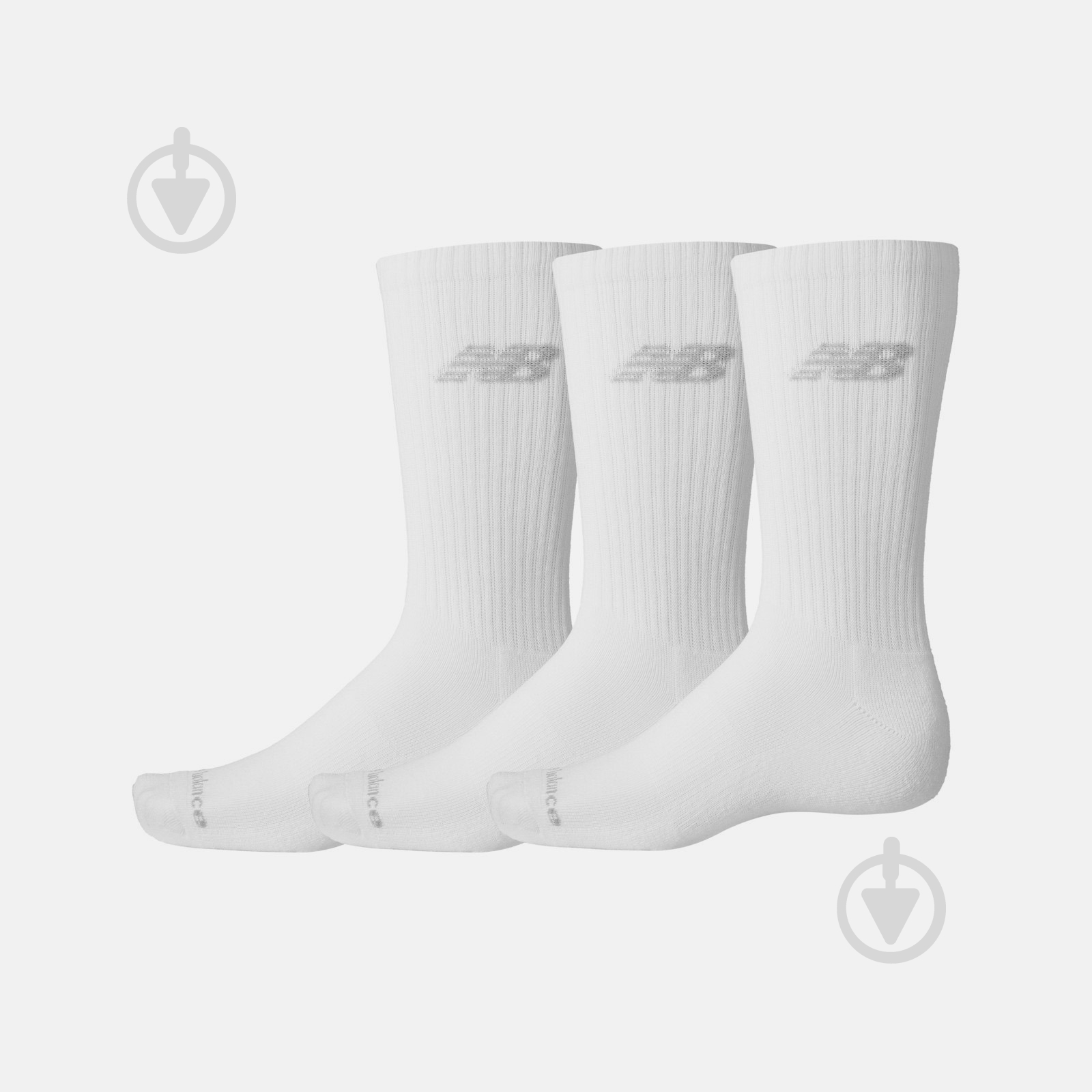 Носки New Balance LAS51423WT р.M белый 3 шт. - фото 1 Носки New Balance LAS51423WT р.M белый 3 шт. - фото 1