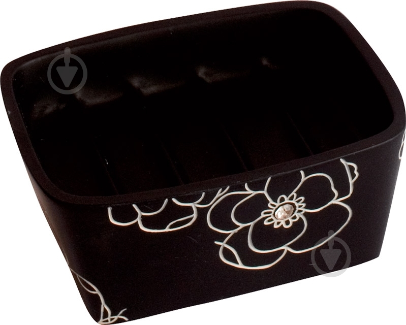Мыльница Trento Crystal nero 25010 - фото 1