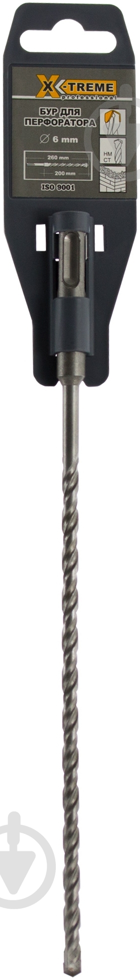 Бур X-Treme SDS-plus 6x260 мм 102106 - фото 1