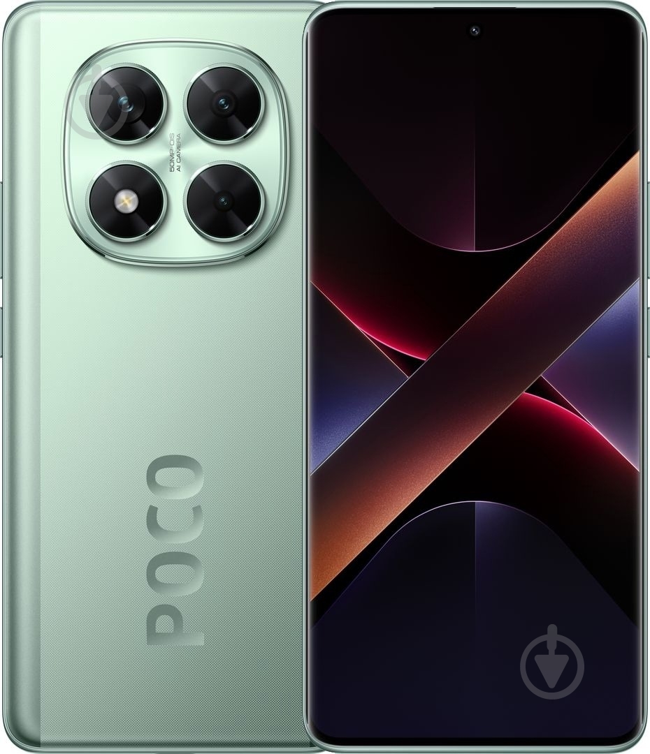 Смартфон POCO X7 12/512GB green (1123290) - фото 1 Смартфон POCO X7 12/512GB green (1123290) - фото 1