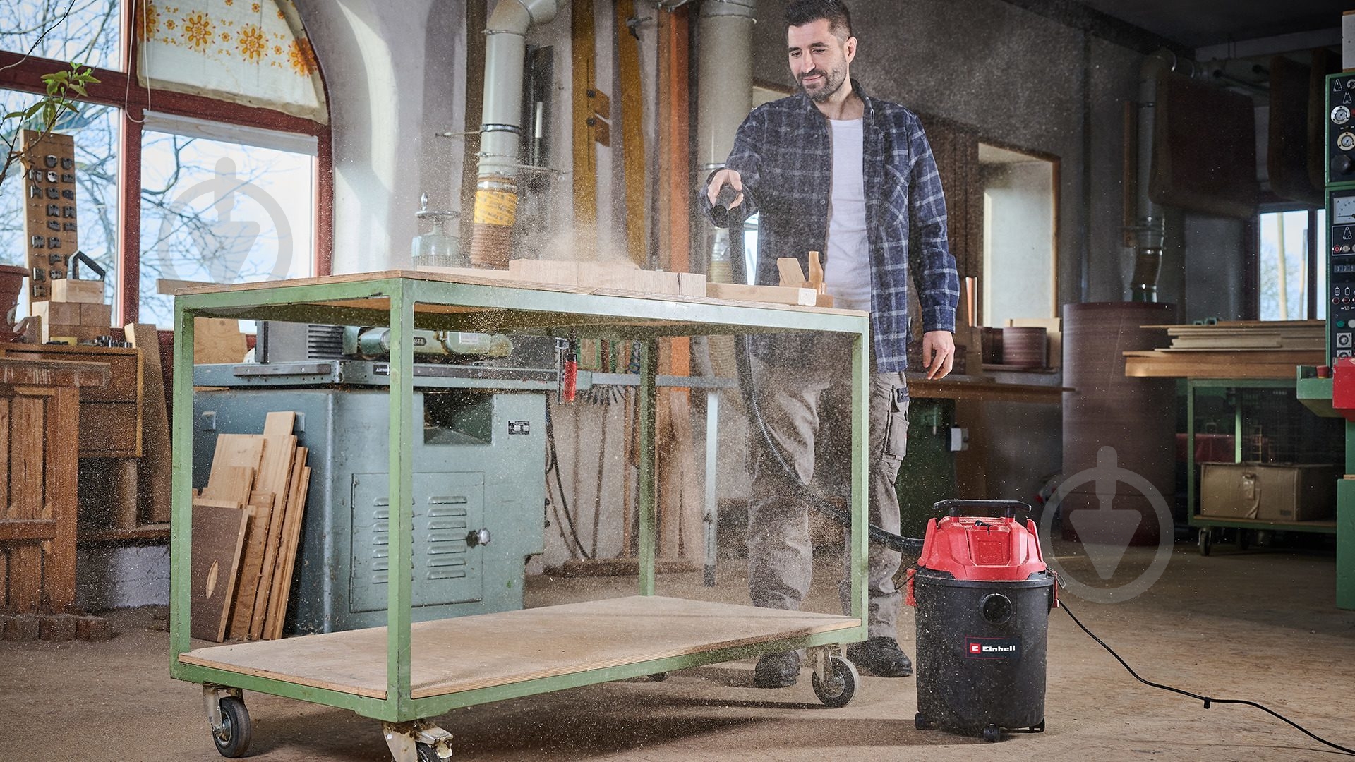 Пылесос Einhell строительный TC-VC 1820 2342480 - фото 4