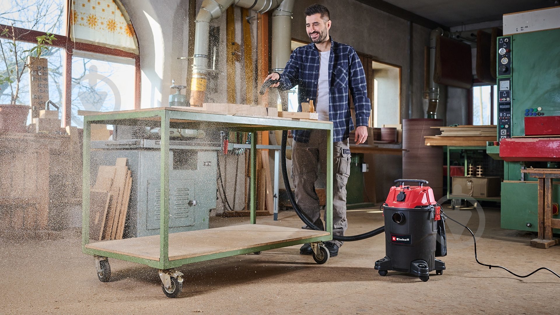 Пилосос Einhell будівельний TC-VC 1825 A 2342485 - фото 4