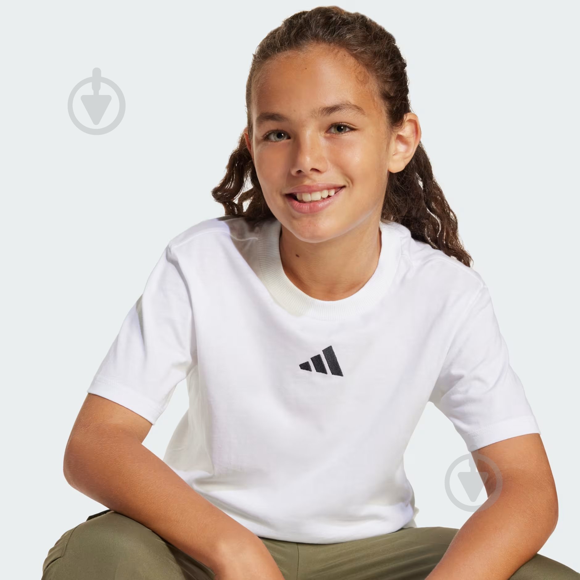 Футболка Adidas J SL TEE 160 JC9774 р.9-10YRS білий - фото 6 Футболка Adidas J SL TEE 160 JC9774 р.9-10YRS білий - фото 6