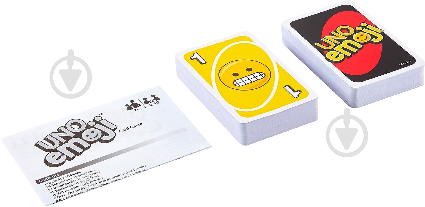 Игра настольная Mattel Uno Смайлы DYC15 - фото 5 Игра настольная Mattel Uno Смайлы DYC15 - фото 5