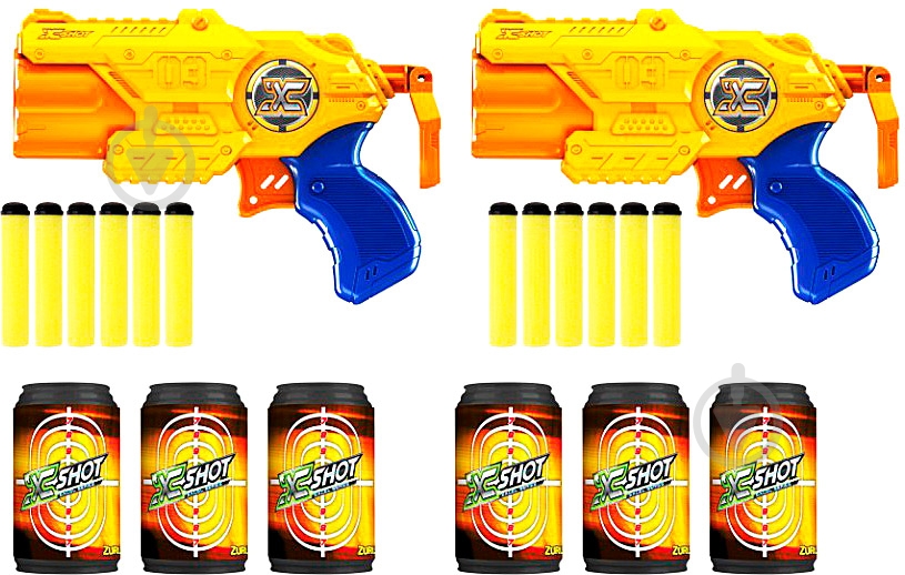 Набор бластеров Zuru X-Shot Excel Combo Pack 36120 - фото 2 Набор бластеров Zuru X-Shot Excel Combo Pack 36120 - фото 2