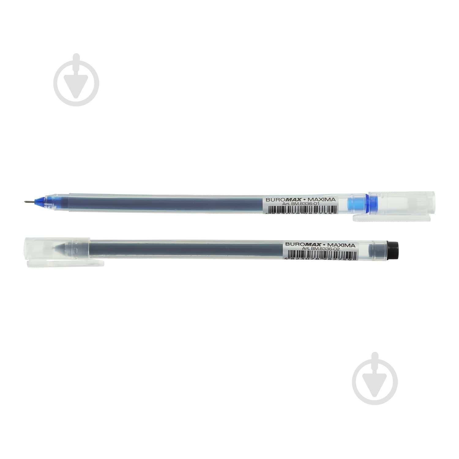 Ручка гелевая Buromax MAXIMA 0,5 мм черная BM.8336-02 - фото 1