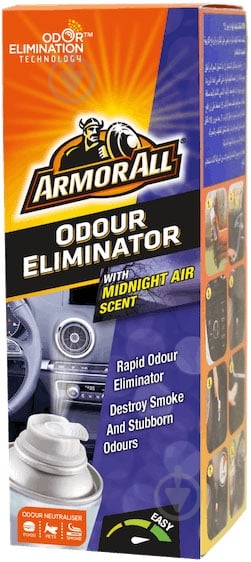 Нейтралізатор запаху спрей Armor All Odour Eliminator Fogger Опівнічне повітря - фото 3