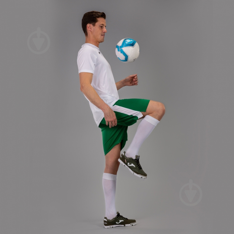 Футболка Joma T-SHIRT COMBI WHITE S/S 100052.200 р.XL белый - фото 4