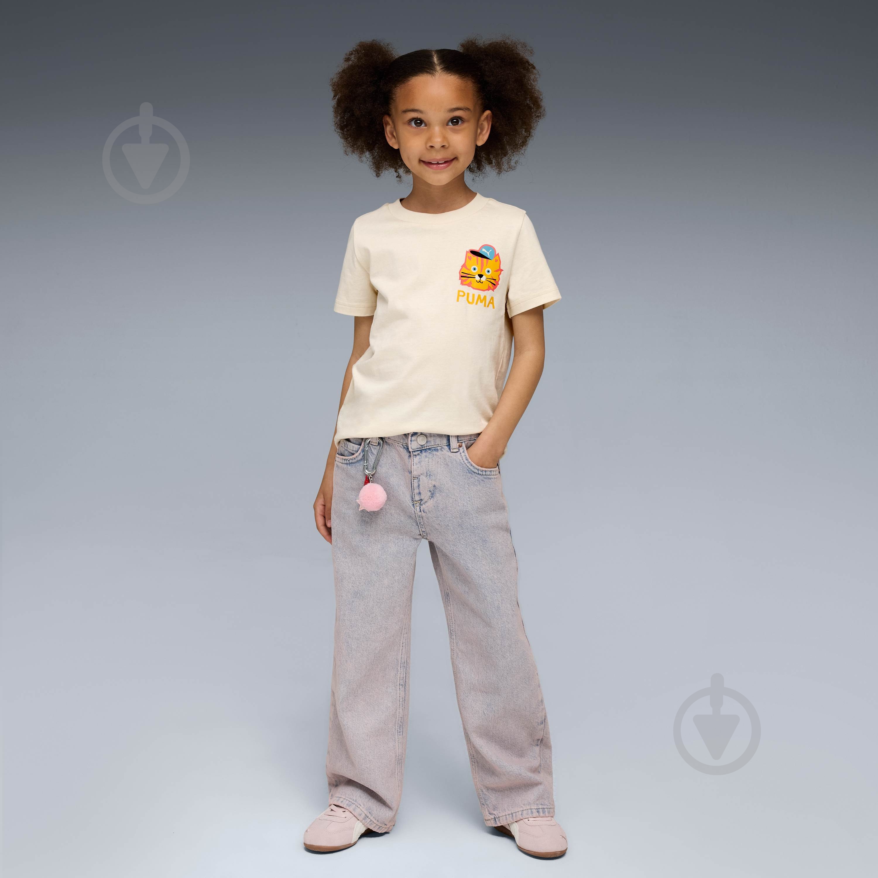 Футболка Puma MOODY CAT Graphic Tee I PS 63220587 р.98 бежевый - фото 4 Футболка Puma MOODY CAT Graphic Tee I PS 63220587 р.98 бежевый - фото 4