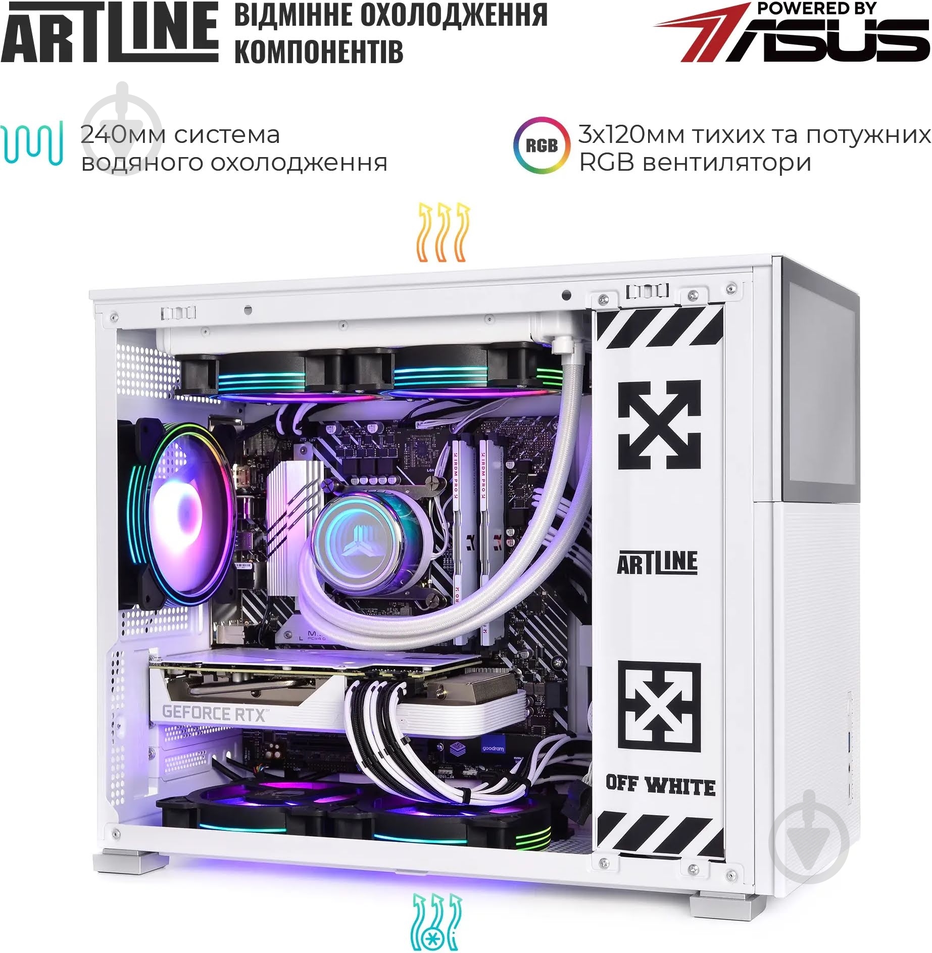 Компьютер Artline Gaming D31WHITE (D31Whitev114) white - фото 10 Компьютер Artline Gaming D31WHITE (D31Whitev114) white - фото 10