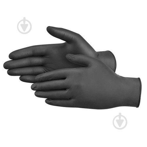 Перчатки медицинские BSPKA черные р.M 20 шт./уп. - фото 3