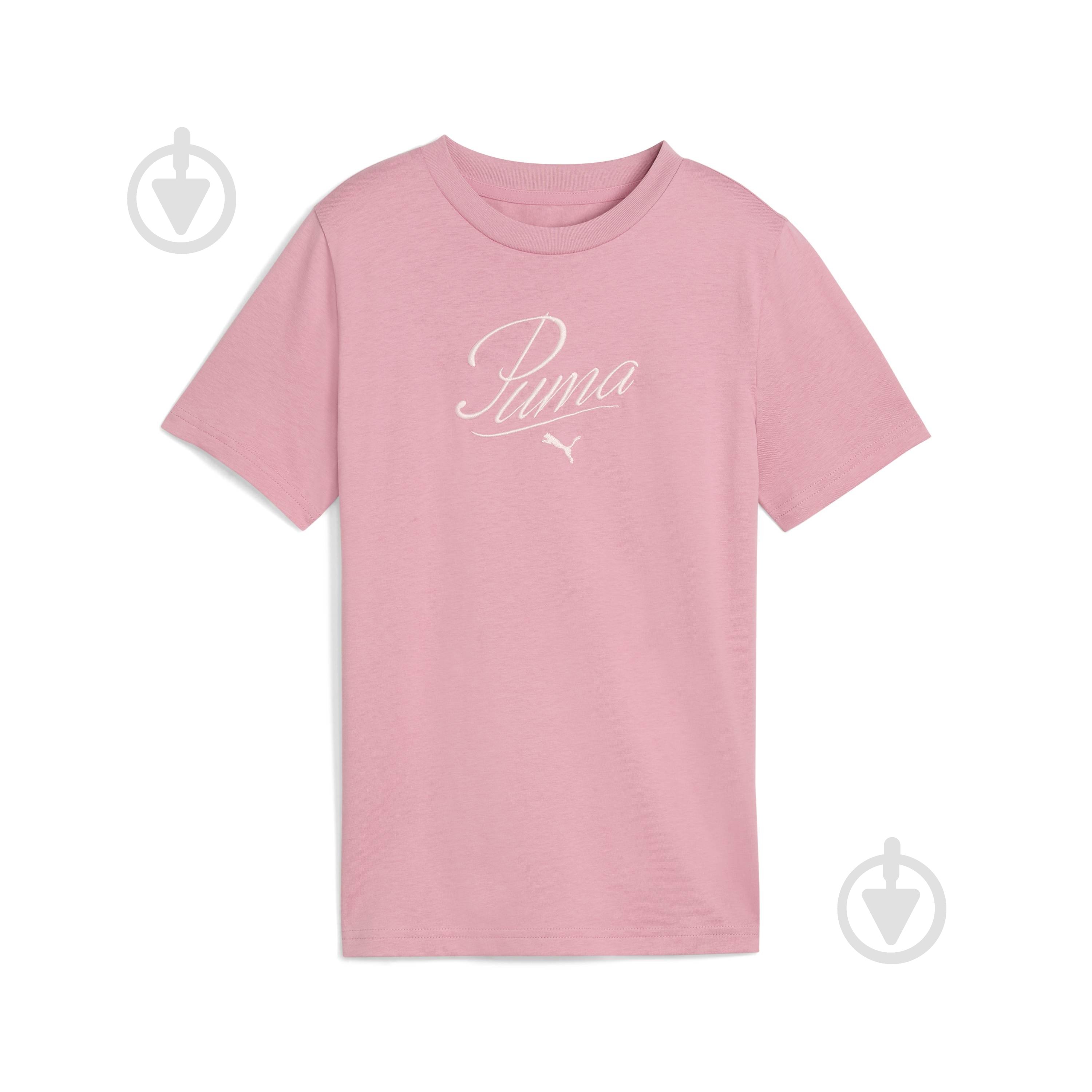 Футболка Puma ESS SCRIPT Tee G 68580565 р.140 рожевий - фото 4 Футболка Puma ESS SCRIPT Tee G 68580565 р.140 рожевий - фото 4