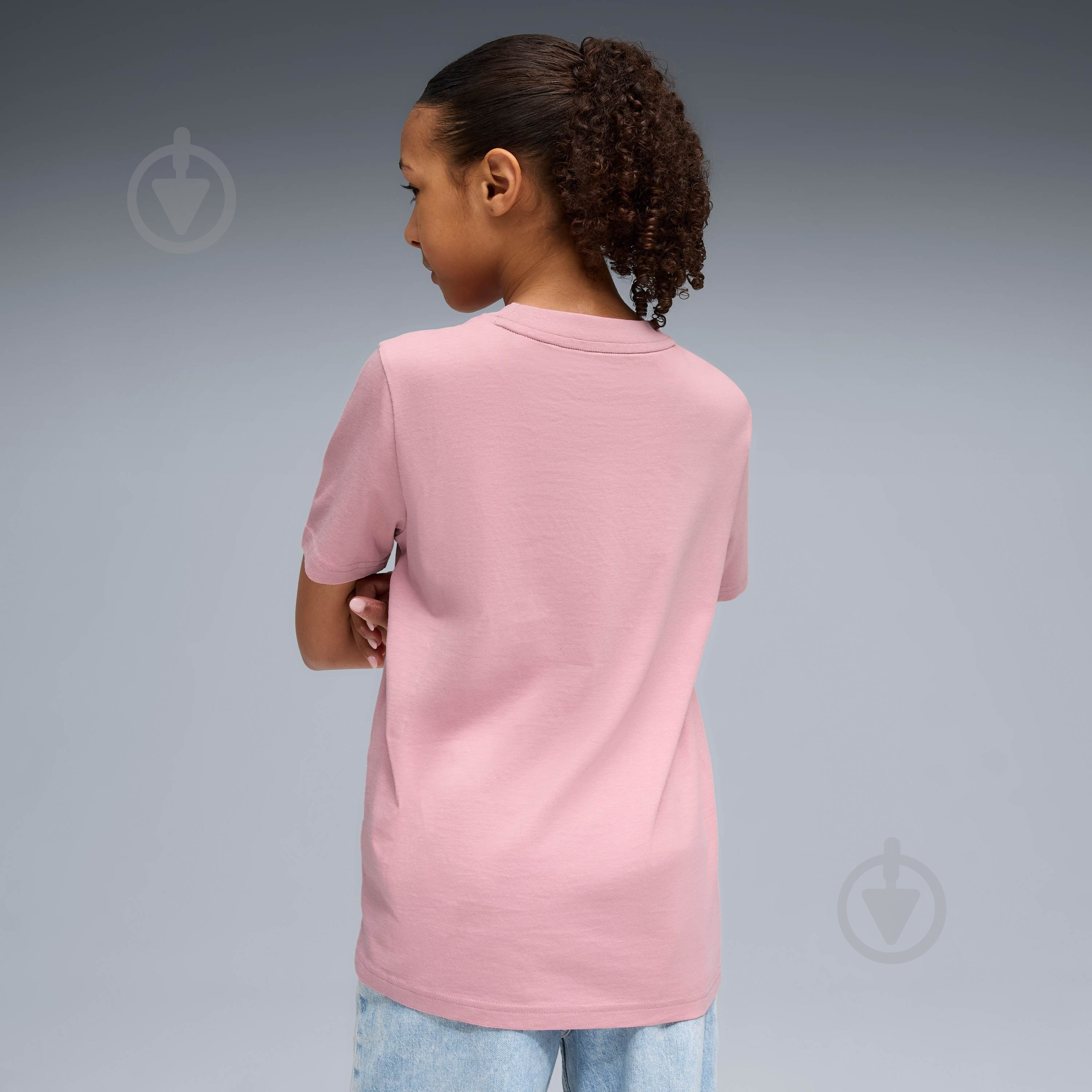 Футболка Puma ESS SCRIPT Tee G 68580565 р.152 рожевий - фото 2 Футболка Puma ESS SCRIPT Tee G 68580565 р.152 рожевий - фото 2