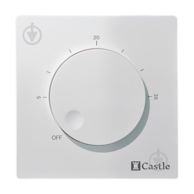 Терморегулятор для теплої підлоги Castle AC309H білий - фото 1