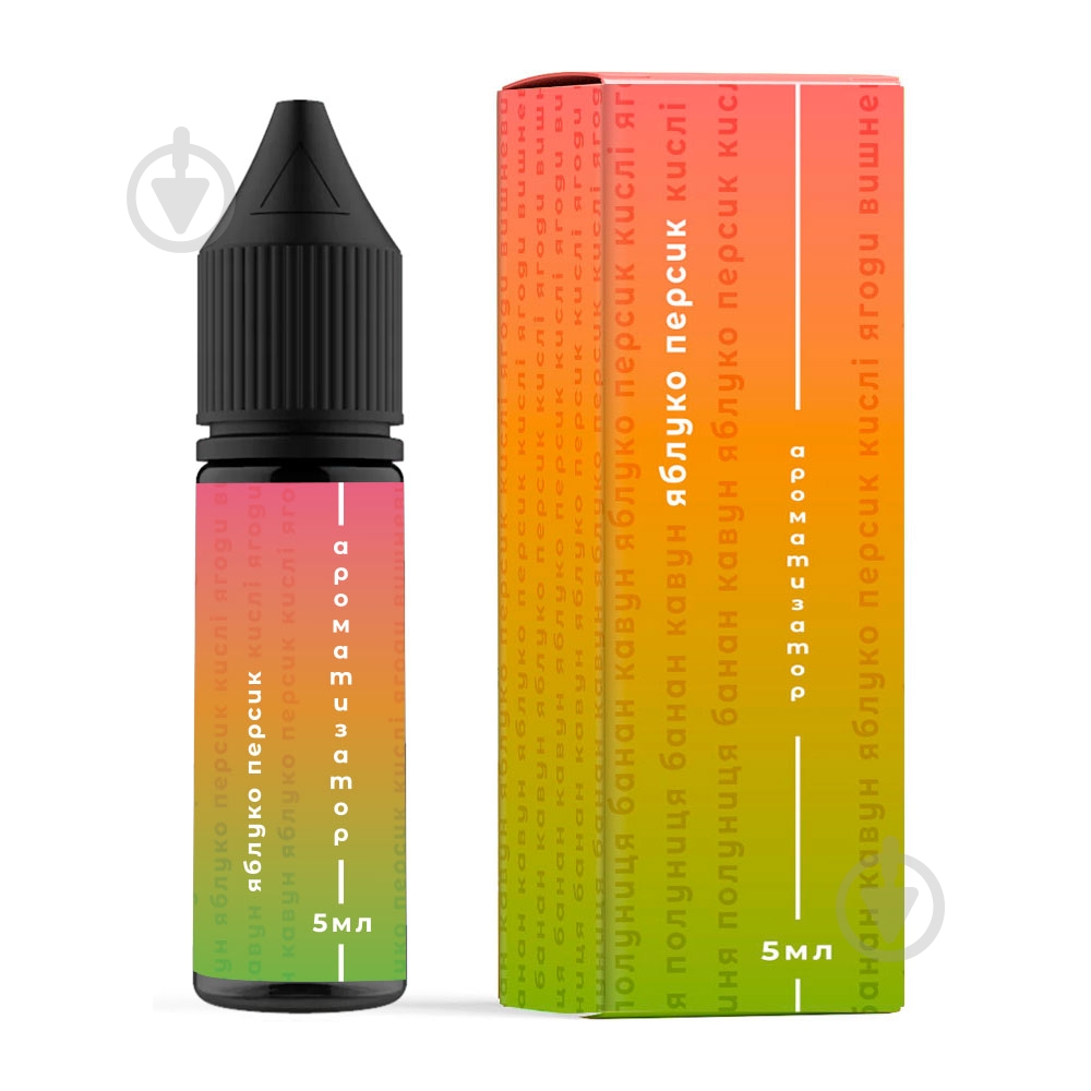 Ароматизатор ФРУТЕКС рідкий харчовий яблуко персик 5 мл - фото 1