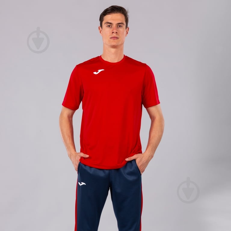Футболка Joma T-SHIRT COMBI RED S/S 100052.600 р.XL червоний - фото 2 Футболка Joma T-SHIRT COMBI RED S/S 100052.600 р.XL червоний - фото 2