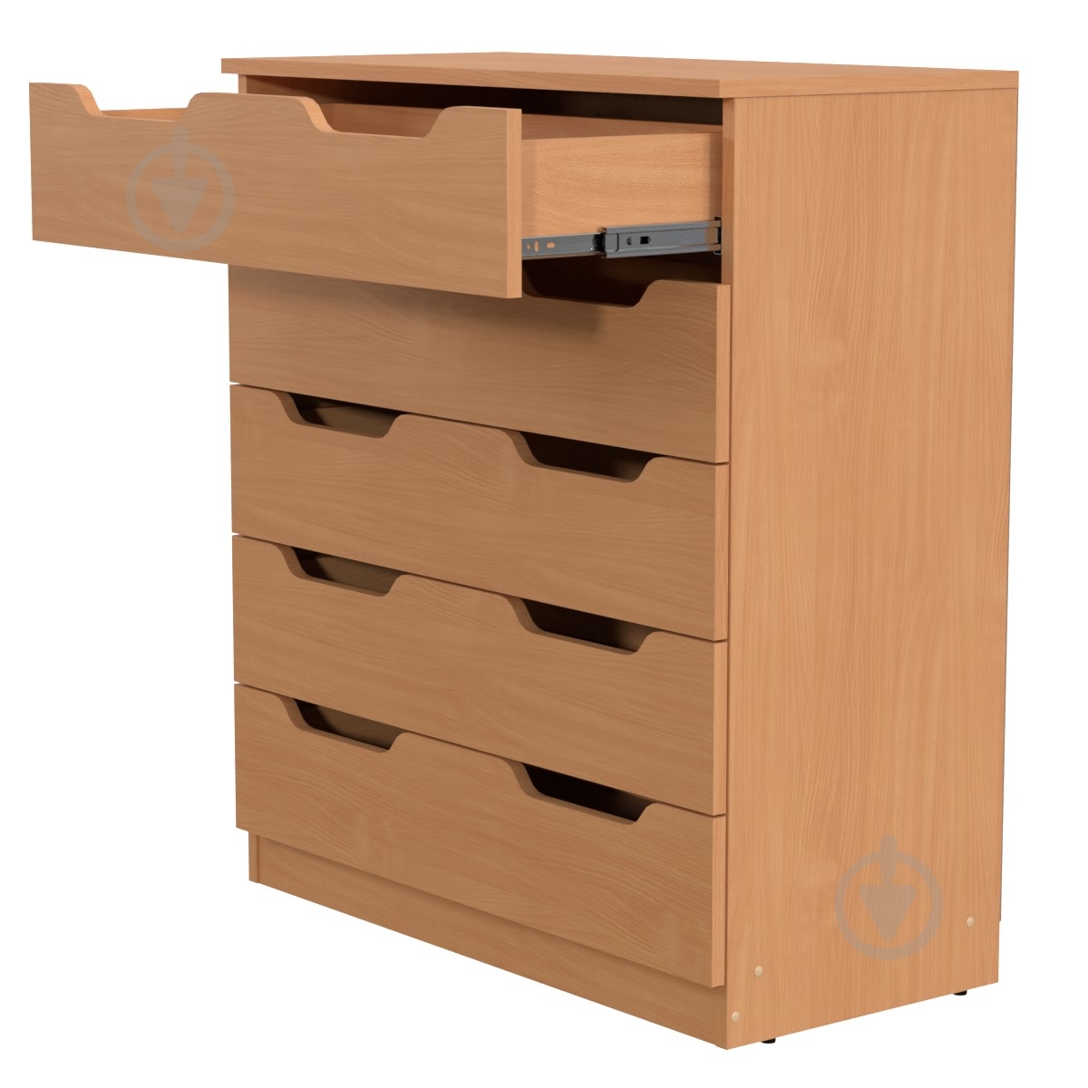 Комод Компанит 5М (П) 800x900x380 мм бук/бук - фото 2