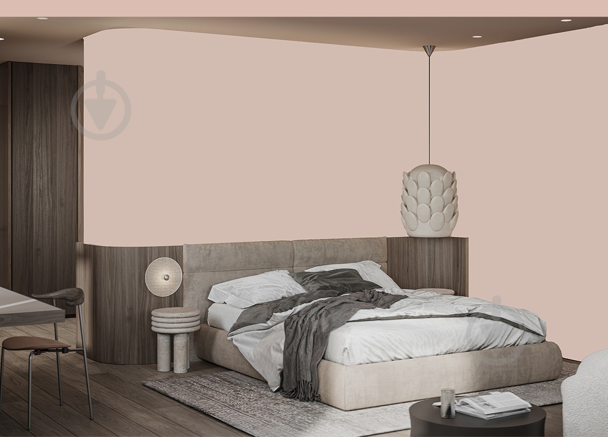 Краска интерьерная латексная Kolorit Idol мат Makhno Опівнічний сет колір Заграва 4,5 л - фото 7