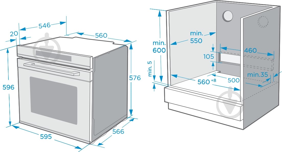 Духовой шкаф Interline OEG 740 KTD BA - фото 8 Духовой шкаф Interline OEG 740 KTD BA - фото 8