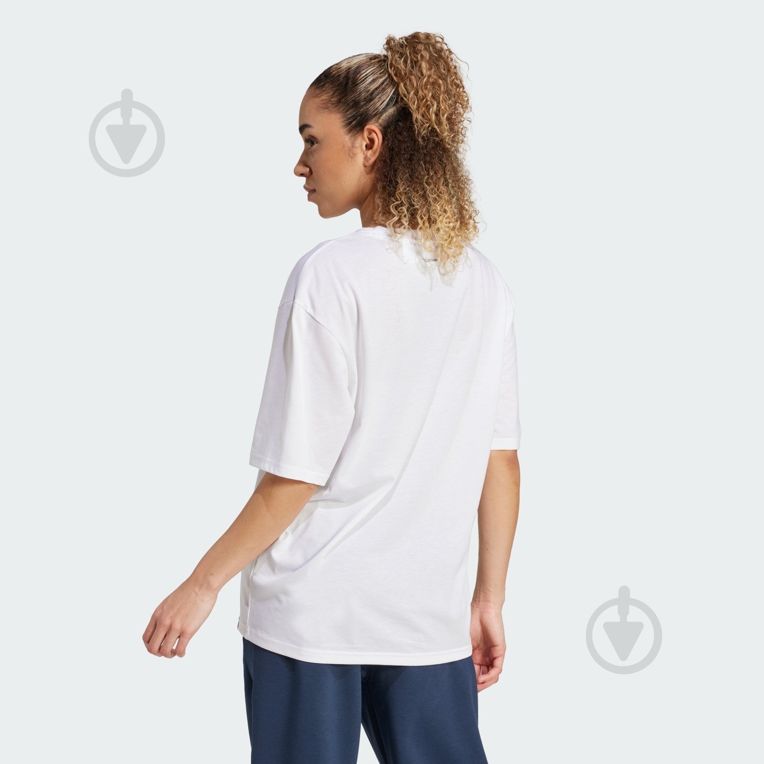 Футболка Adidas W STR G T JM8982 р.L белый - фото 2 Футболка Adidas W STR G T JM8982 р.L белый - фото 2