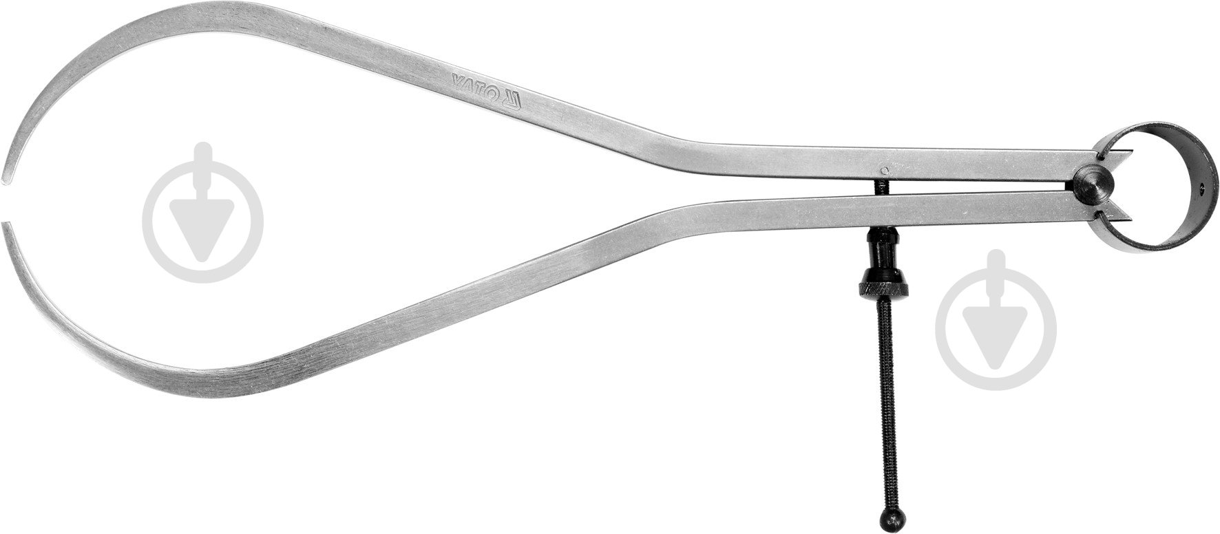 Кронциркуль YATO YT-72122 для внутренних измерений l = 250 мм, с винтовым фиксатором и на пружине - фото 1