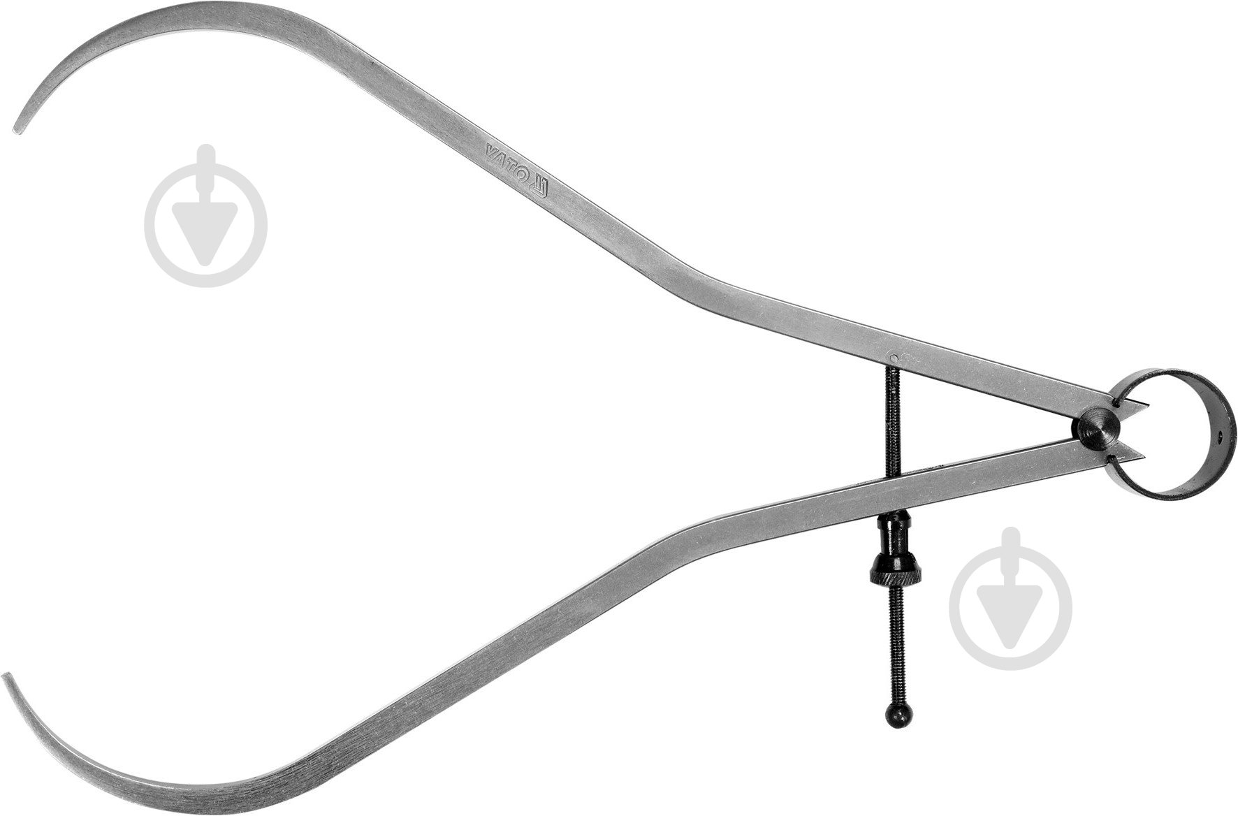 Кронциркуль YATO YT-72122 для внутренних измерений l = 250 мм, с винтовым фиксатором и на пружине - фото 2