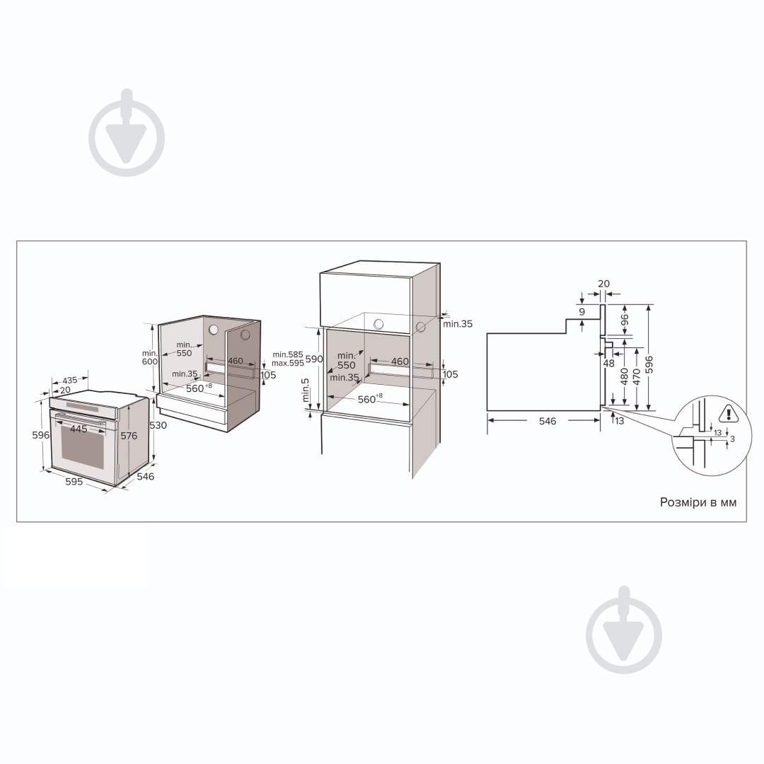 Духовой шкаф Interline OEG 360 MCS BB - фото 12