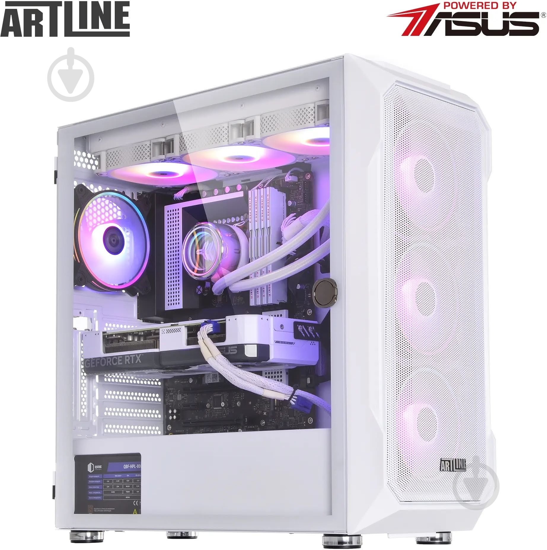 Комп'ютер Artline Overlord X93WHITE Windows 11 Pro (X93Whitev83Win) white - фото 6 Комп'ютер Artline Overlord X93WHITE Windows 11 Pro (X93Whitev83Win) white - фото 6