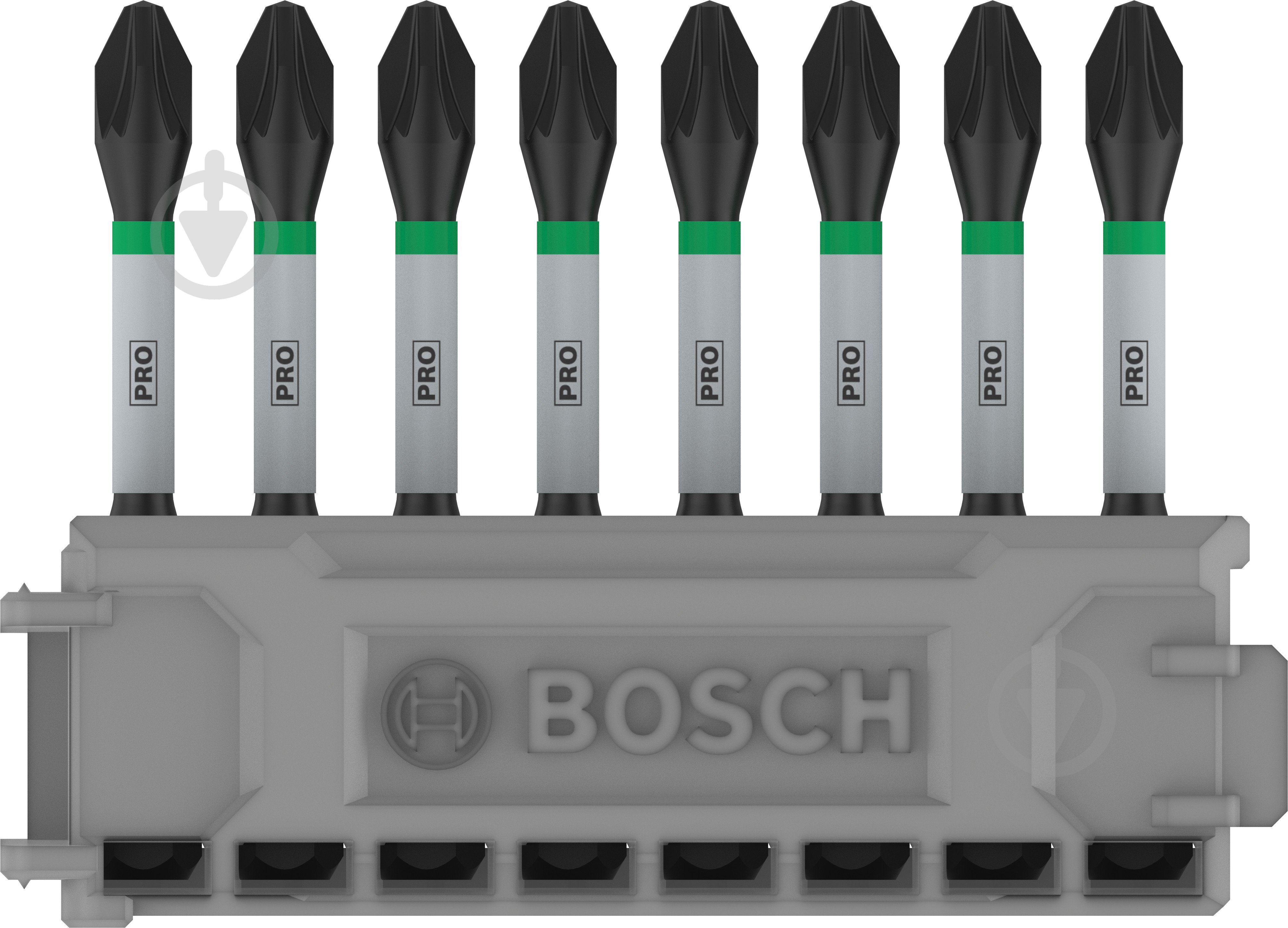 Набір біт Bosch Impact Control PZ2 8 шт. 2608522331 - фото 1