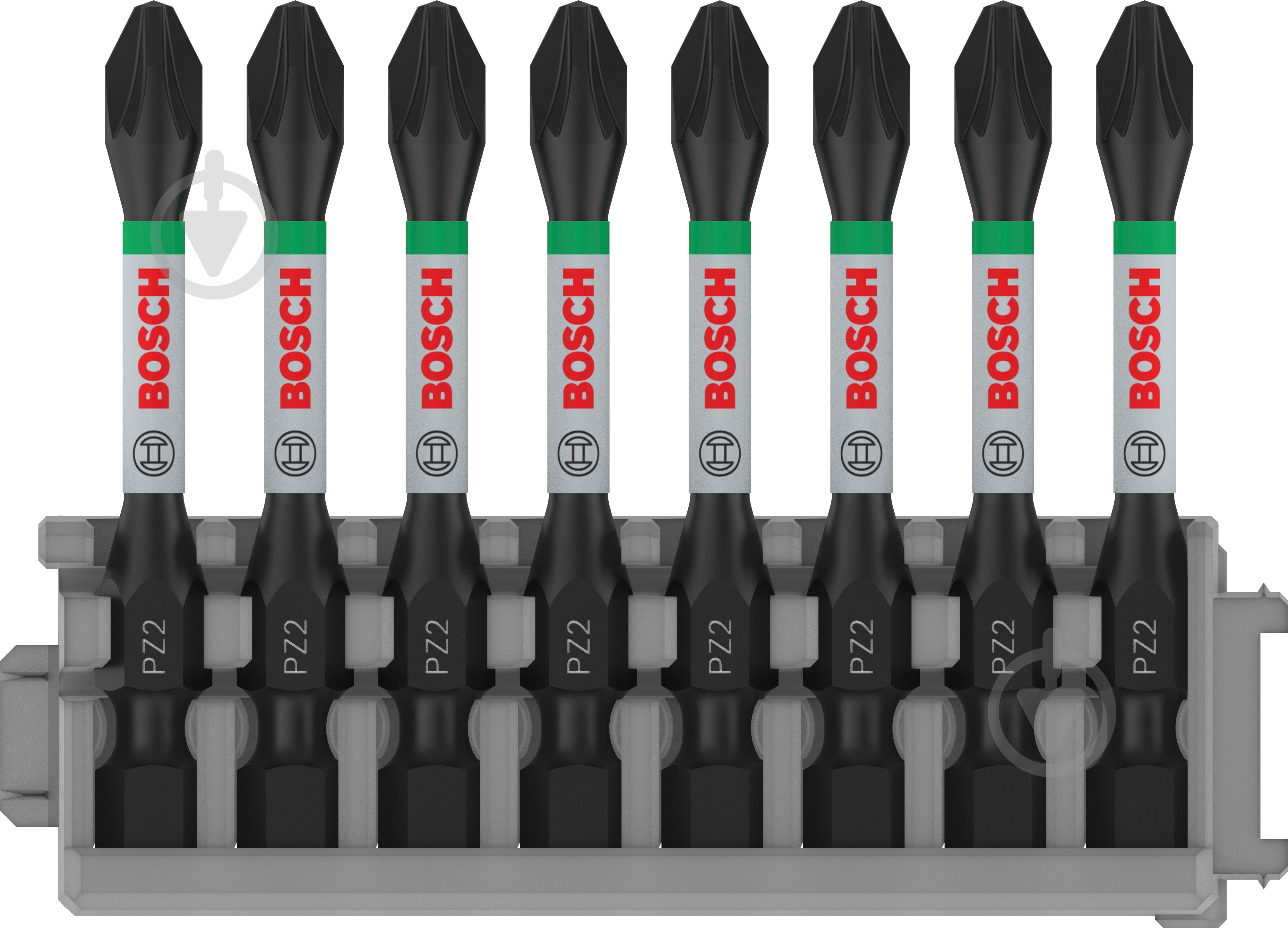 Набір біт Bosch Impact Control PZ2 8 шт. 2608522331 - фото 3