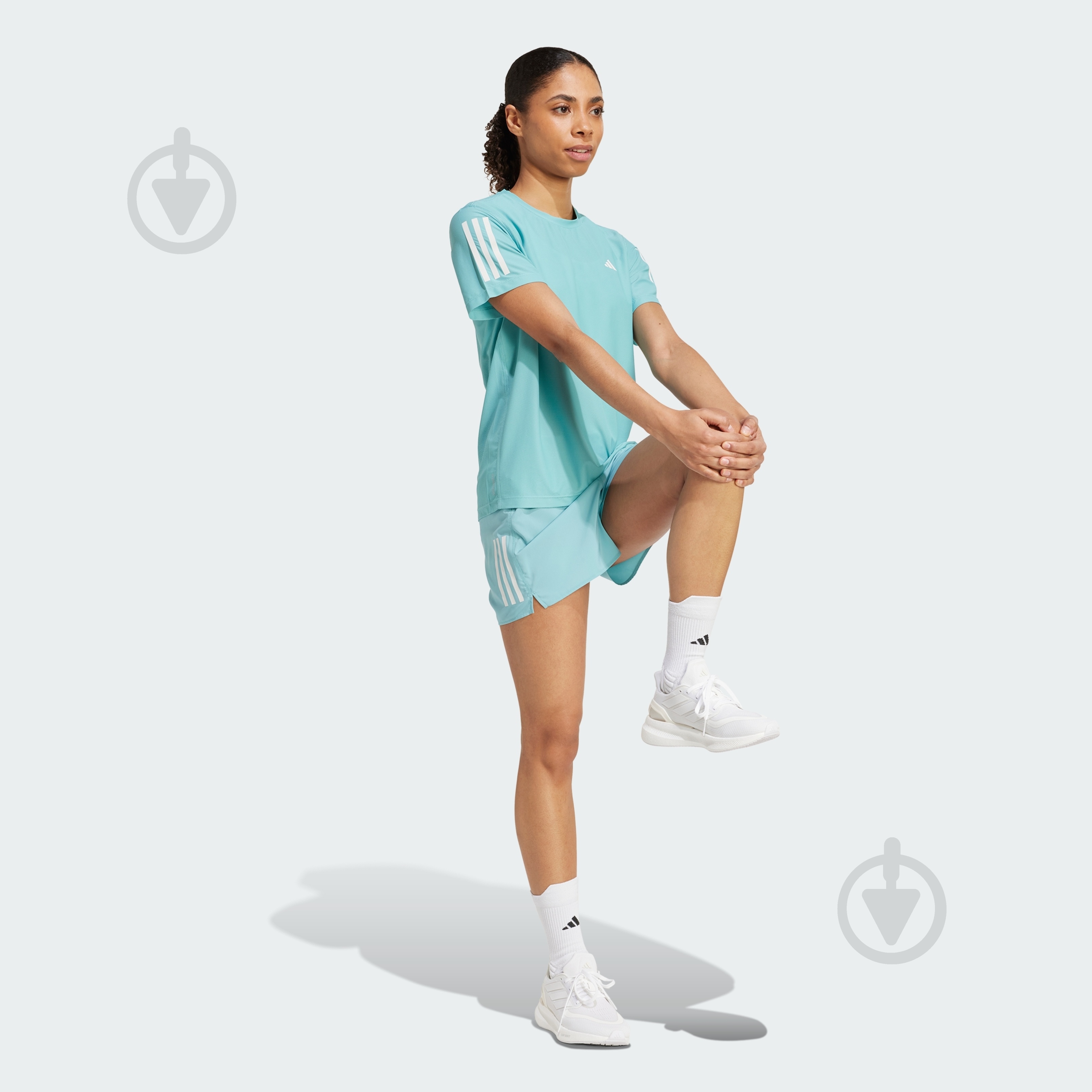 Футболка Adidas OTR B TEE JW9672 р.L бирюзовый - фото 6