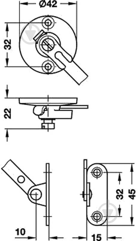 Барный ограничитель Hafele стопорная раскладная 225 мм 365.75.710 - фото 6