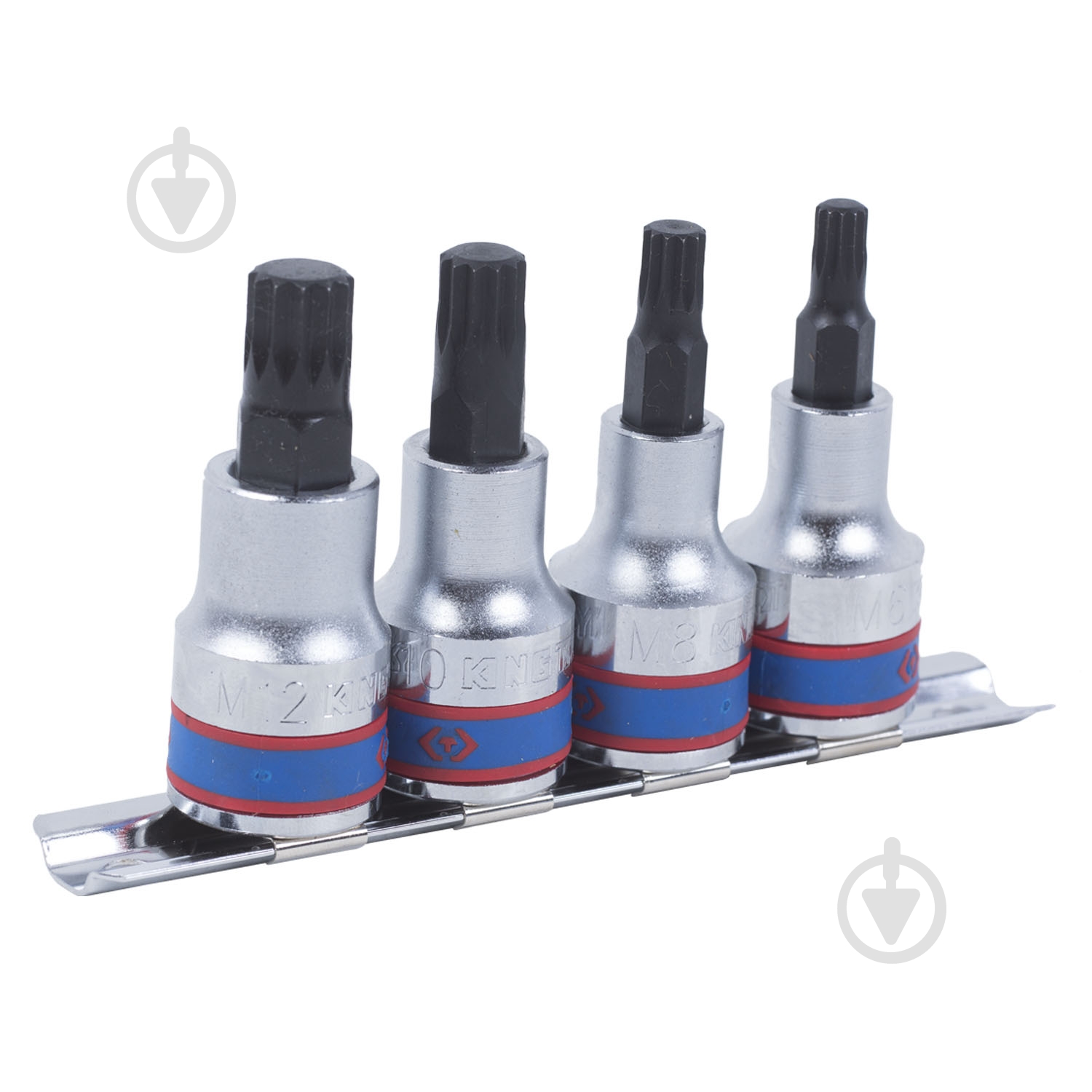 Набор бит KING TONY SPLINE 1/2" удлин. М6-М8-М10-М12 4 шт. 4136PR - фото 1 Набор бит KING TONY SPLINE 1/2" удлин. М6-М8-М10-М12 4 шт. 4136PR - фото 1