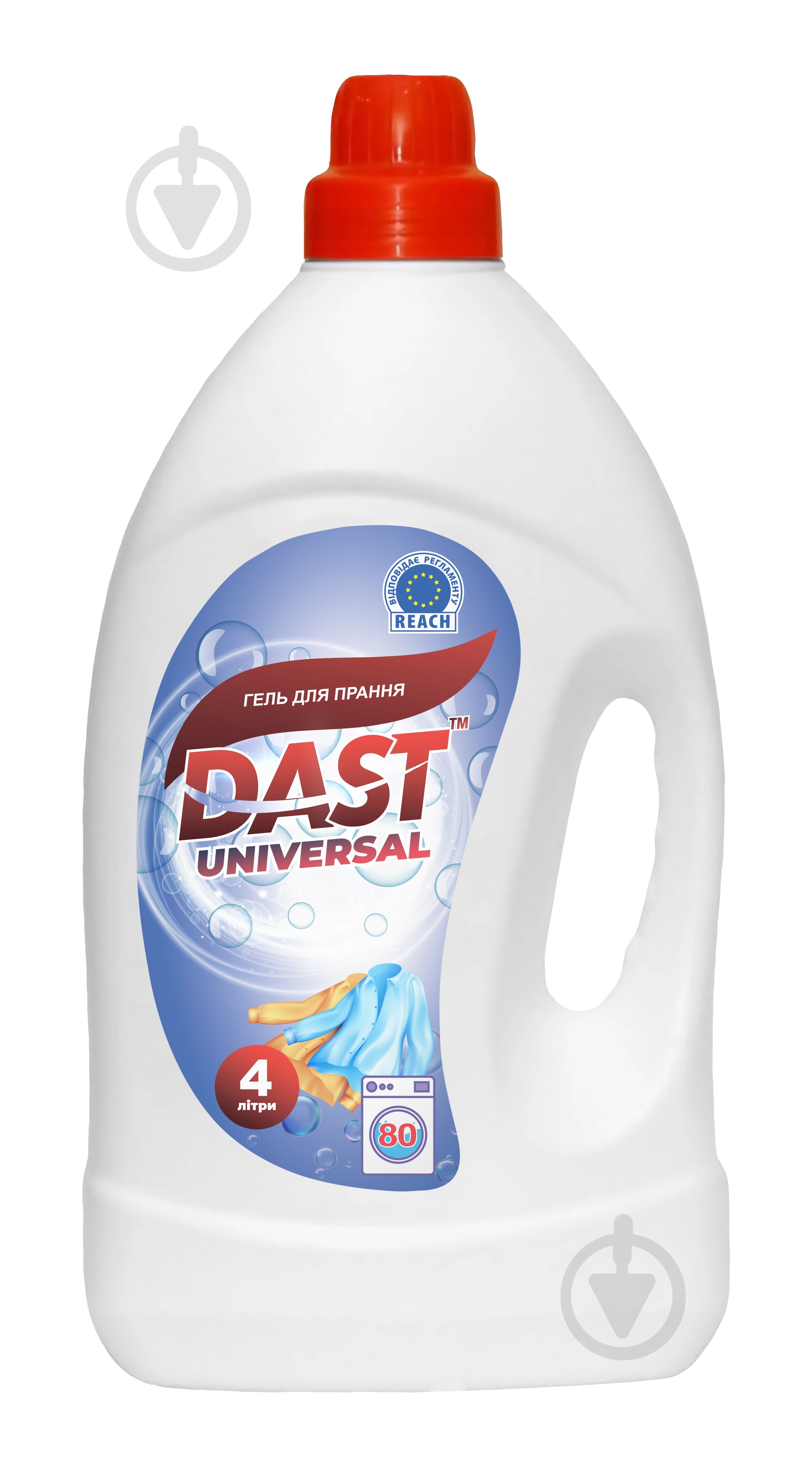 Гель для машинной и ручной стирки DAST Universal 4 л - фото 1