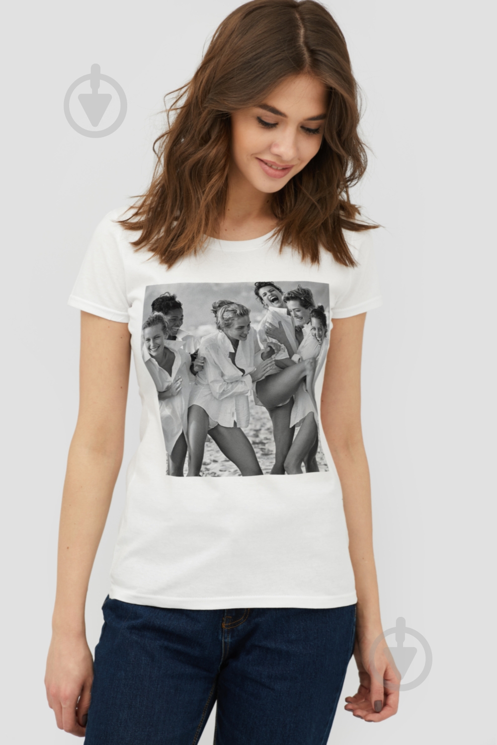 Футболка YAPPI Basic WW1975 р.L белый - фото 1 Футболка YAPPI Basic WW1975 р.L белый - фото 1