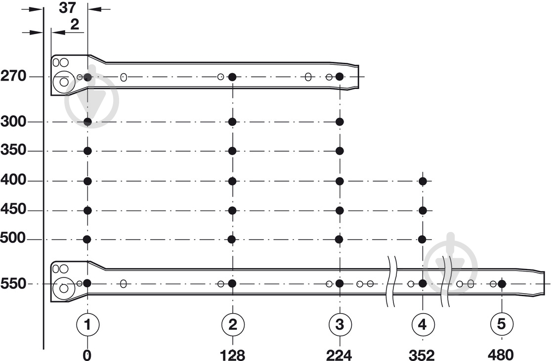 Метабокс Hafele 555.95.940 L-400 мм Н-118 мм белый RAL 9010 - фото 4 Метабокс Hafele 555.95.940 L-400 мм Н-118 мм белый RAL 9010 - фото 4