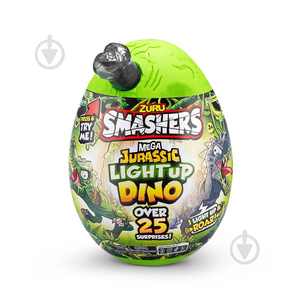 Игровой набор Smashers Jurassic Ти-Рекс 74108B - фото 1 Игровой набор Smashers Jurassic Ти-Рекс 74108B - фото 1