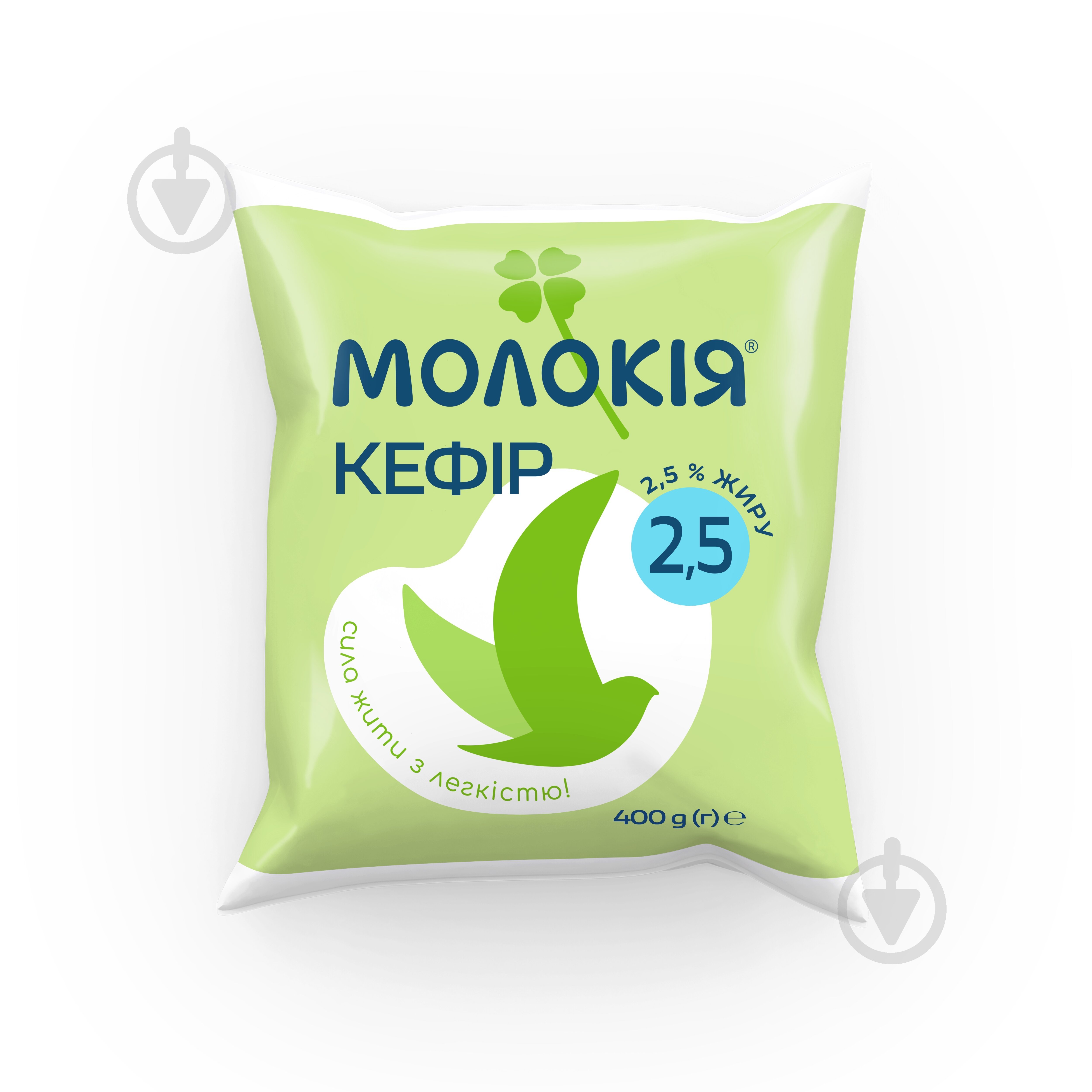 Кефир ТМ Молокія 2,5% 400 г - фото 1