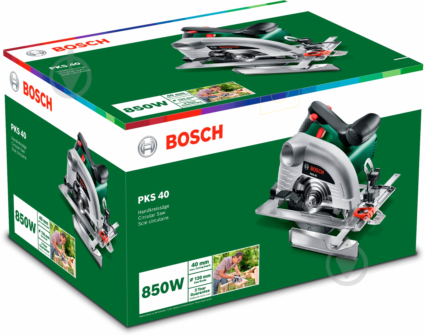 Пила циркулярная Bosch PKS 40 06033C5000 - фото 2
